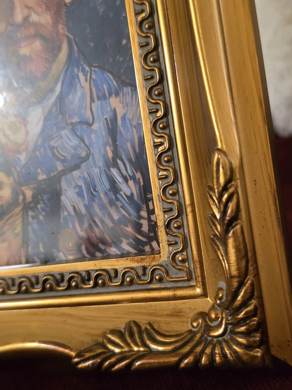 Ornate Gold Framed Vincent van Gogh Art Print 8x6